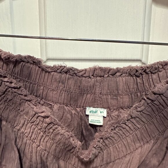 Aerie Brown Rock ‘n’ Ruffle Brown Skirt Size Medium - Picture 4 of 4